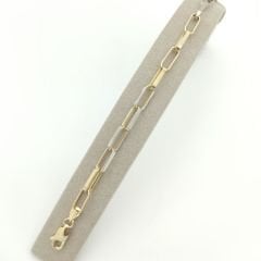 Çift Renk Altın Ataç Zincir Bileklik - BLK0880