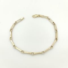 Çift Renk Ataç Zincir Bileklik - BLK0881