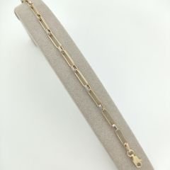 Çift Renk Ataç Zincir Bileklik - BLK0881