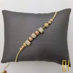 Dorika Charmlı 14 Ayar Altın Bileklik