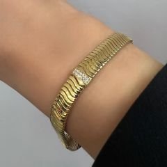 Balıksırtı Zincir Bileklik - BLK0865