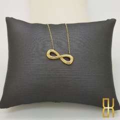 Sonsuzluk Detaylı Altın Kolye - 14 Ayar