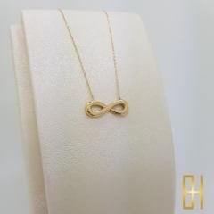 Sonsuzluk Detaylı Altın Kolye - 14 Ayar