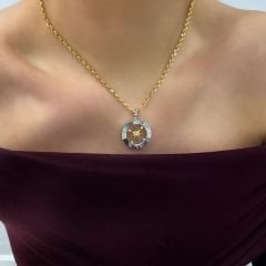 Çevirmeli Pusula Kolye Ucu – KLU0556
