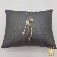 Aşk Oku Altın Kolye 14 Ayar