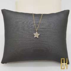 Taşlı Yıldız Kolye Altın 14 Ayar