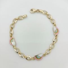 Gökkuşağı Figürlü Çocuk Zincir Bileklik – BLK0895