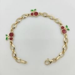 Kiraz Figürlü Çocuk Zincir Bileklik – BLK0896