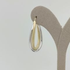 Çift Renk Halka Küpe – KP00845