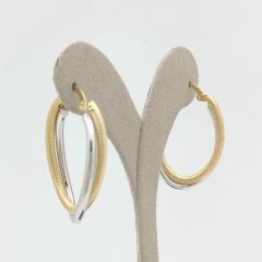 Çift Renk Halka Küpe – KP00845