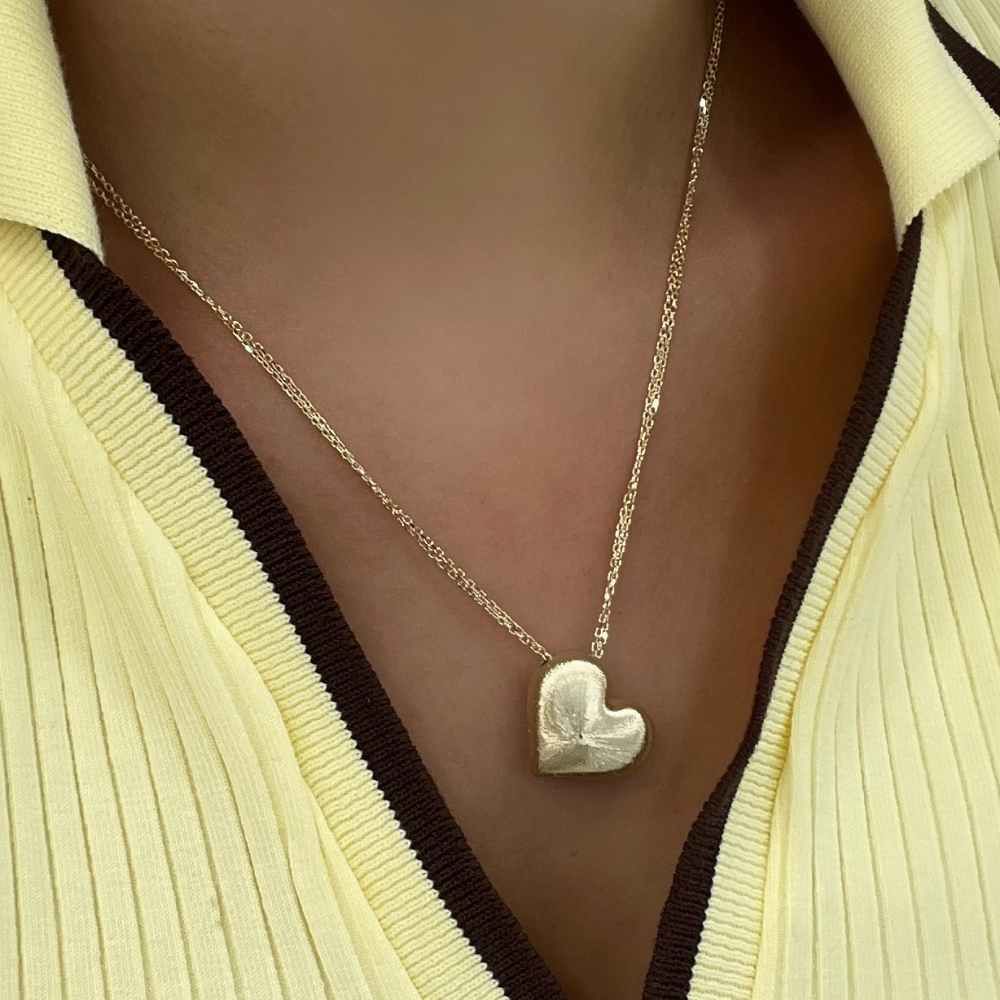 Desenli Kalp Kolye – KLY0977