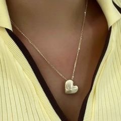 Desenli Kalp Kolye – KLY0977