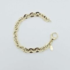 İtalyan Oval Halka Zincir Bileklik – BLK0938