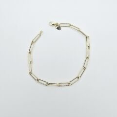 İtalyan Dokulu Ataç Zincir Bileklik – BLK0933