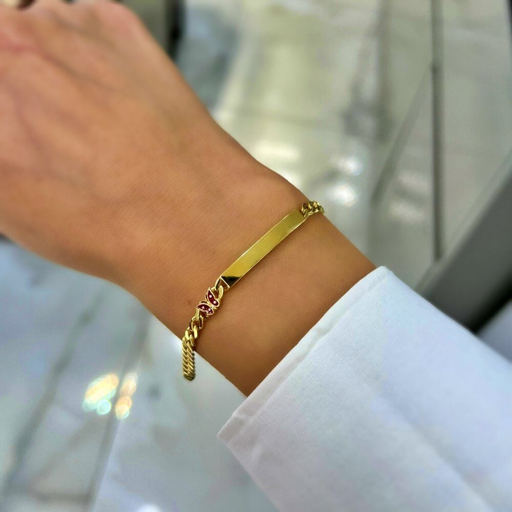 Kelebekli Çocuk Künye – BLK0943