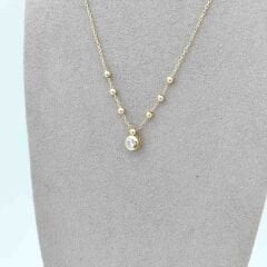 Tek Taş Dorikalı Kolye – KLY0990