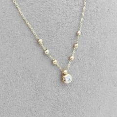 Tek Taş Dorikalı Kolye – KLY0990