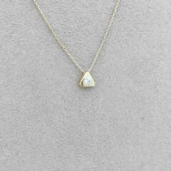 Piramit Tek Taş Kolye – KLY0992