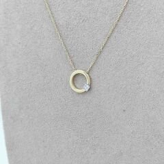 Taşlı Halka Kolye – KLY0994