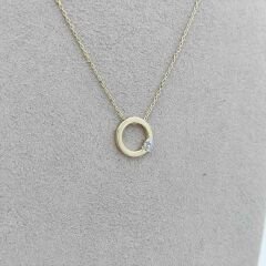 Taşlı Halka Kolye – KLY0994