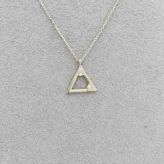 Taşlı Üçgen Kolye – KLY0997