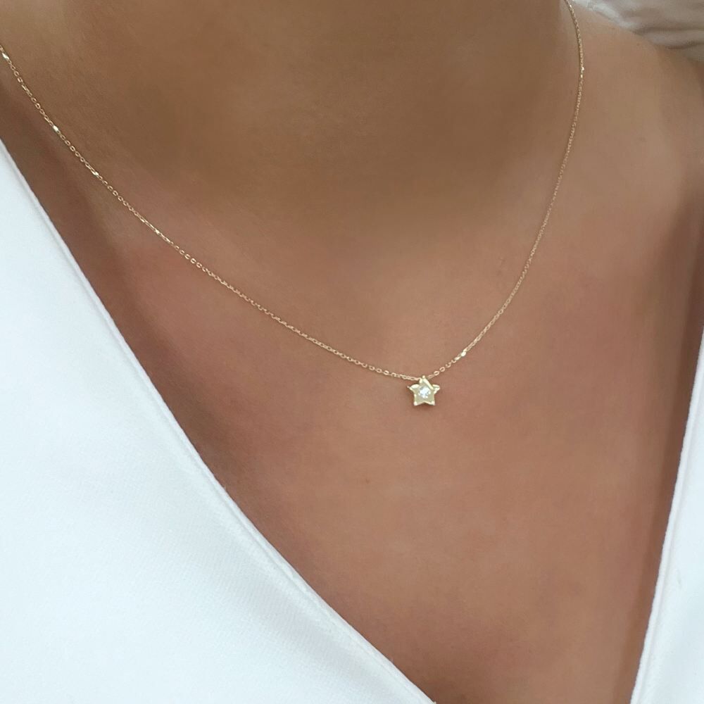 Taşlı Yıldız Kolye – KLY0998