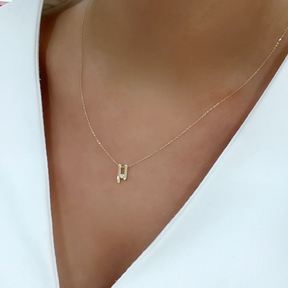 Taşlı Tasarım Kolye – KLY0995