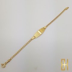 Çocuk Altın Künye – 14 Ayar Gurmet Örgü