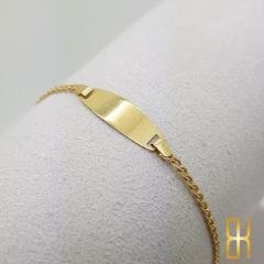 Çocuk Altın Künye – 14 Ayar Gurmet Örgü