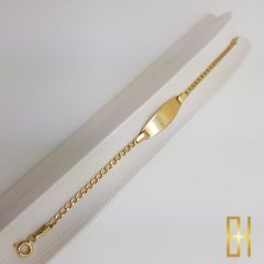 Çocuk Altın Künye – 14 Ayar Gurmet Örgü