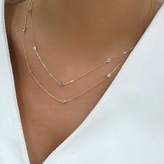 Nazar Boncuklu Taşlı Kolye – KLY0988