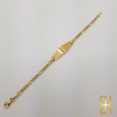 Çocuk Altın Künye – 14 Ayar Halka Zincir