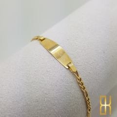 Çocuk Altın Künye – 14 Ayar Halka Zincir