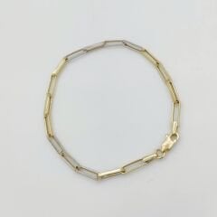 İki Renk Ataç Zincir Bileklik – BLK0948