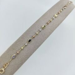 Renkli Markiz Taşlı Dorikalı Bileklik – BLK0954