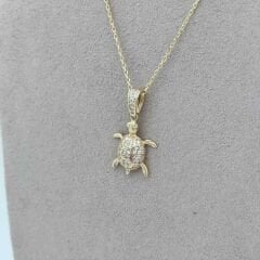 Taşlı Kaplumbağa Kolye Ucu – KLU0624