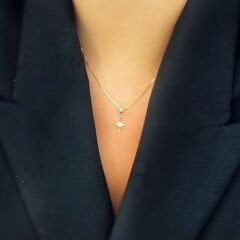 Taşlı Kutup Yıldızı Kolye Ucu – KLU0625