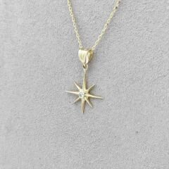 Taşlı Kutup Yıldızı Kolye Ucu – KLU0625