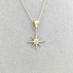 Taşlı Kutup Yıldızı Kolye Ucu – KLU0625