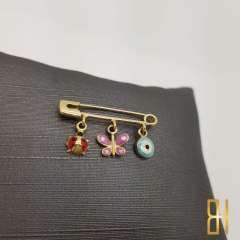 Nazar Uğur Kelebek Bebek İğnesi