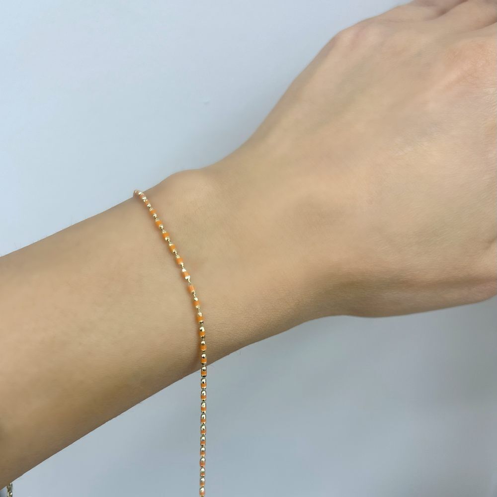 Turuncu Taşlı Bileklik – BLK0976