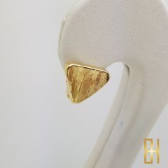 Üçgen Geometrik Şekilli Tasarım Küpe