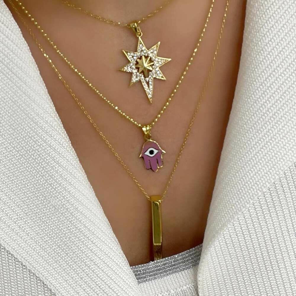 Fatmanın Eli Kolye Ucu Altın