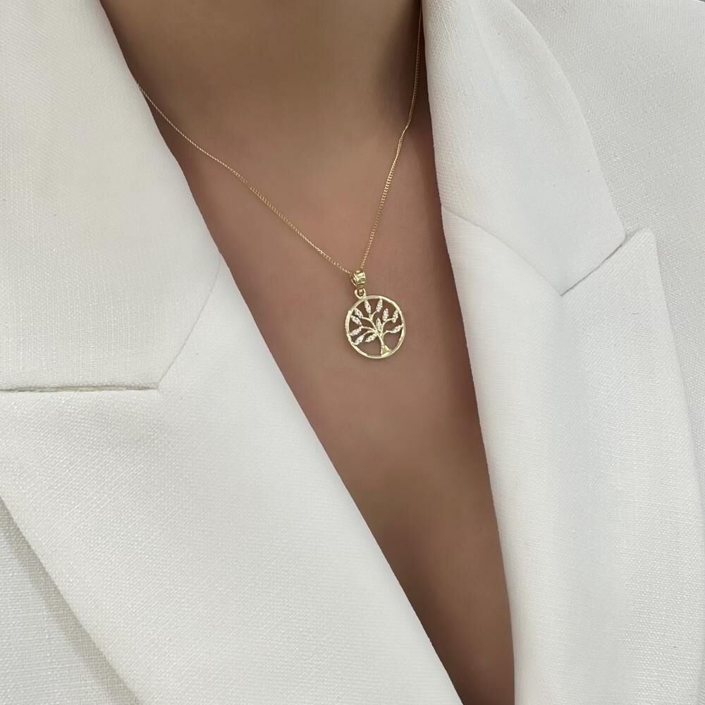 Taşlı Hayat Ağacı Kolye Ucu – KLU0640