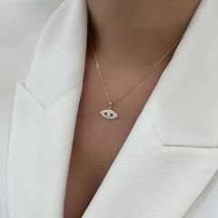 Taşlı Göz Kolye Ucu – KLU0641