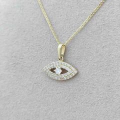 Taşlı Göz Kolye Ucu – KLU0641