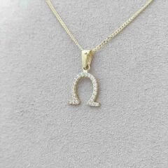 Taşlı Nal Kolye Ucu – KLU0644