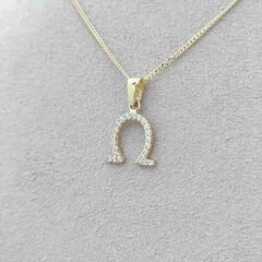 Taşlı Nal Kolye Ucu – KLU0644