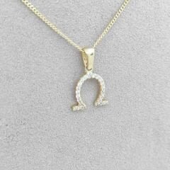 Taşlı Nal Kolye Ucu – KLU0644