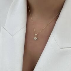 Taşlı Fil Kolye Ucu – KLU0645